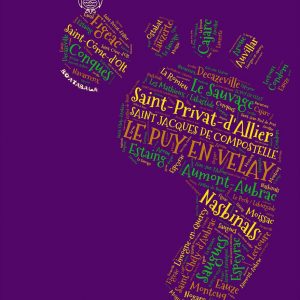 Les Tshirts ADULTES étapes Chemin de St Jacques