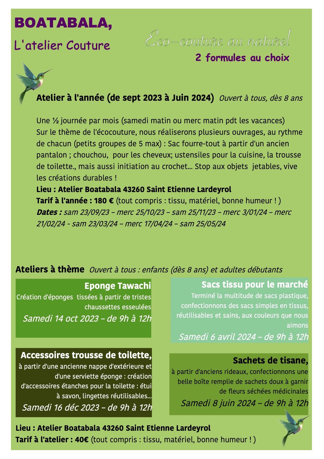 Ateliers couture